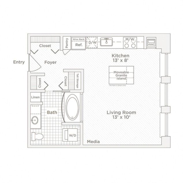 0 bedroom apartment for rent