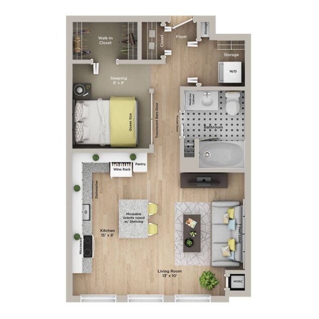1 bedroom apartment for rent