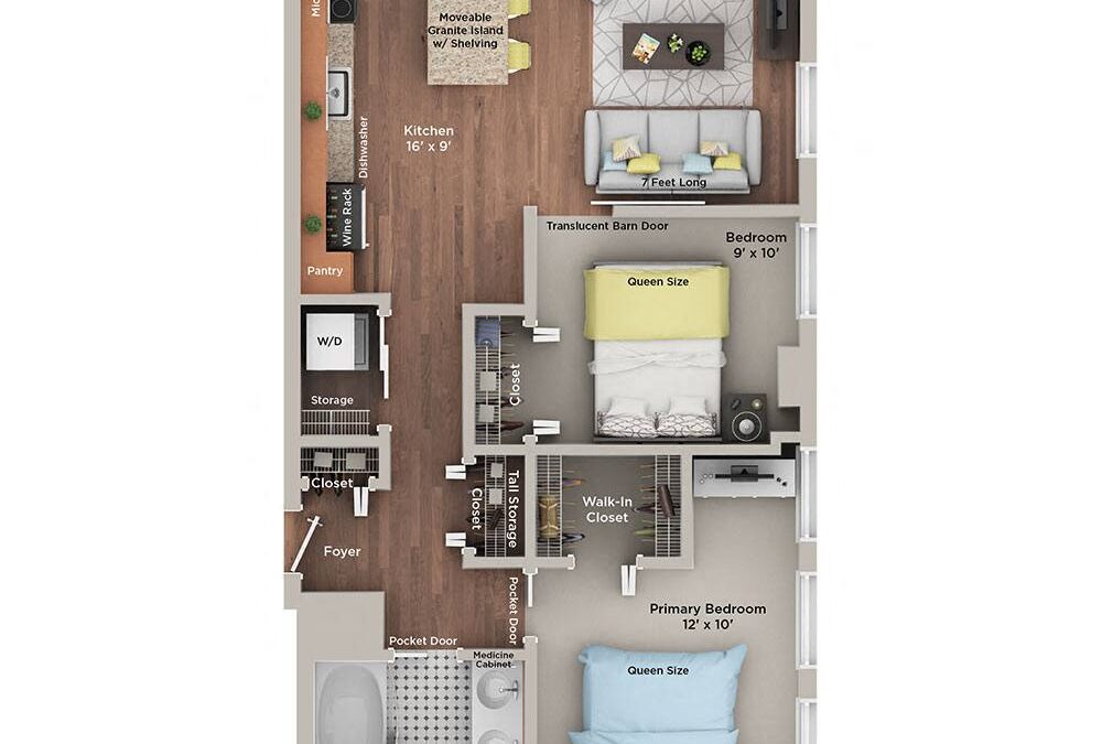 2 bedroom apartment for rent