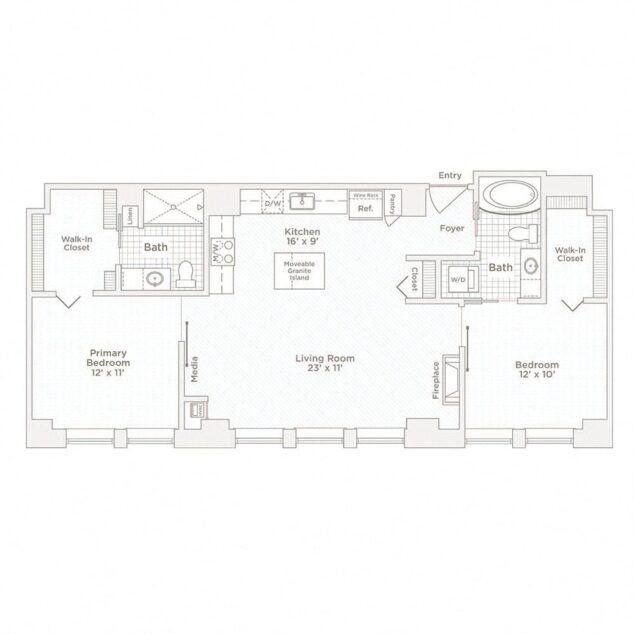 2 bedroom apartment for rent