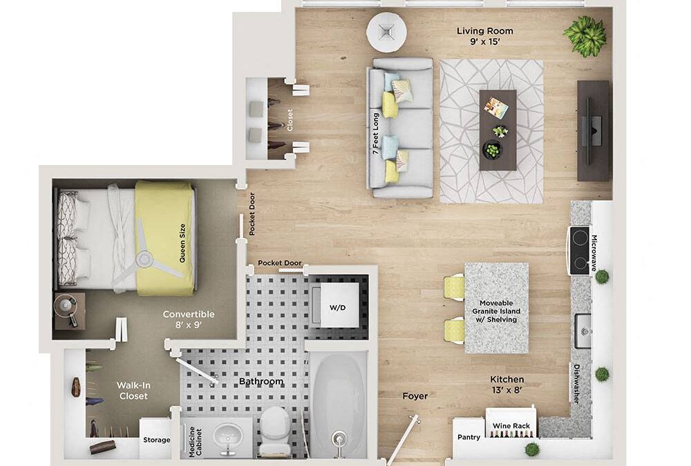 1 bedroom apartment for rent