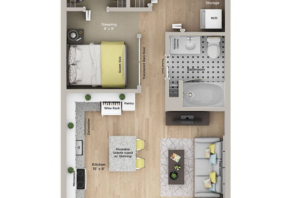 1 bedroom apartment for rent