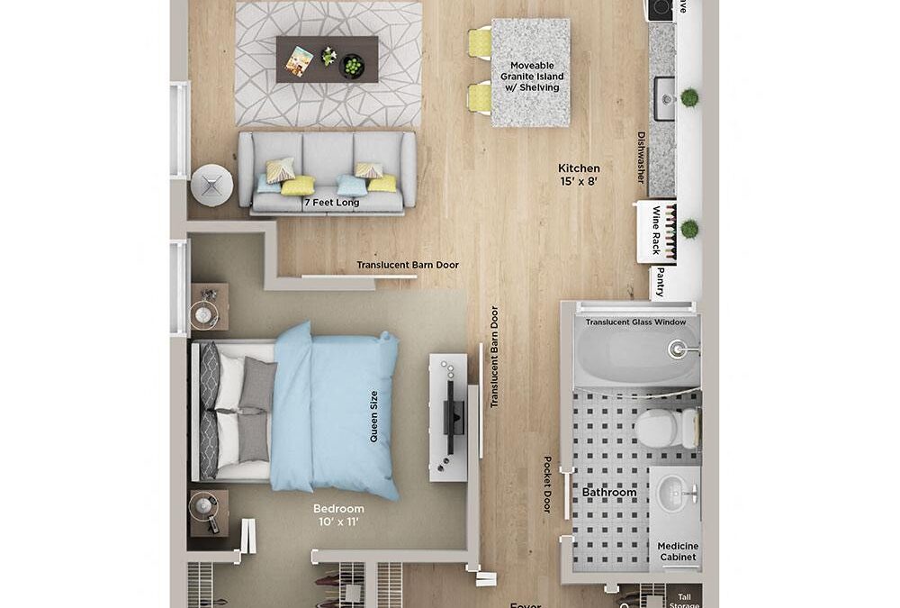 1 bedroom apartment for rent